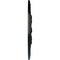 Ekena Millwork Rose and Ribbon Ceiling Medallion (Fits Canopies up to 4"), 23 5/8"OD x 4"ID x 1 1/2"P, Jet Black CM23ROBLF - alternate 3